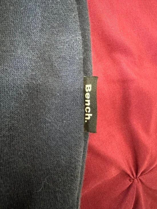 Bench Sweatshirt Women's Size XXL Blue 'Bench" Logo Chunky Cozy Hoodie - Picture 6 of 10